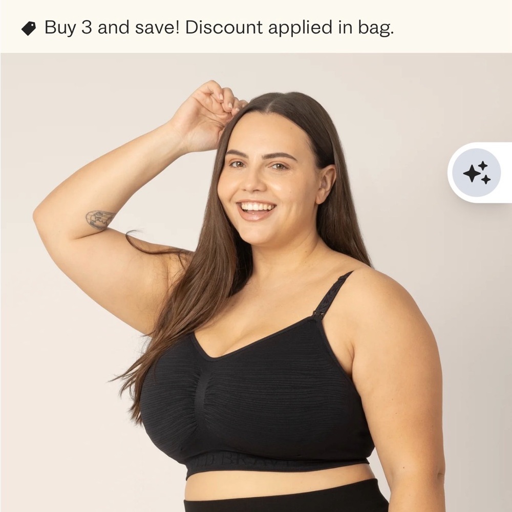 Kindred Bravely Set of 3 Hands Free Nursing and Pumping Bras
